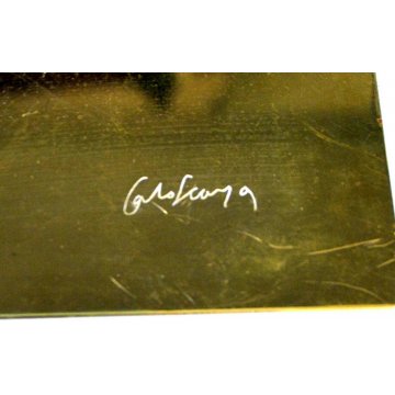 SCULTURA VASSOIO OTTONE CLETO MUNARI CARLO SCARPA GFT FORME CONTEMPORANEE DESIGN