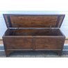 ANTICA CASSAPANCA OTTOCENTO LEGNO LARICE MASSELLO 800 PANCA BAULE ORIGINALE OLD