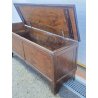 ANTICA CASSAPANCA OTTOCENTO LEGNO LARICE MASSELLO 800 PANCA BAULE ORIGINALE OLD