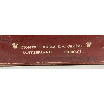 SCATOLA OROLOGIO MONTRES ROLEX S.A GENEVE SWITZERLAND 53.00.01 BOX CLOCK VINTAGE
