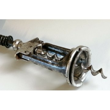 ANTICO CAVATAPPI CAMPANA Solingen AUG. KNECHT epoca 900 Corkscrew Tirebouchon 