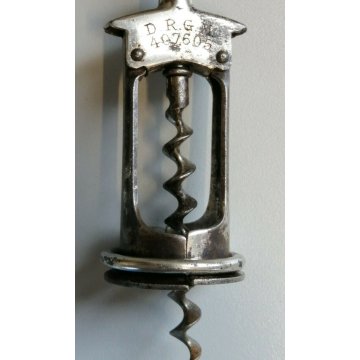 ANTICO CAVATAPPI CAMPANA Solingen AUG. KNECHT epoca 900 Corkscrew Tirebouchon 