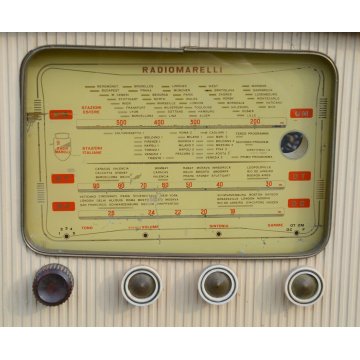 ANTICO MOBILE BAR decò EPOCA anni 40 RADICA vintage SCALA PARLANTE RADIO MARELLI