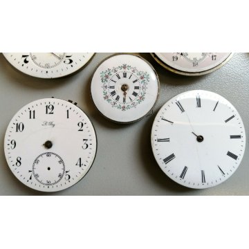 11 pz. MOVIMENTO OROLOGIO TASCA quadrante VINTAGE OLD POCKET WATCH MONACHINA
