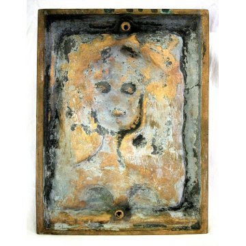 FORMELLA BASSORILIEVO Bruno Cassinari MULTIPLO BRONZO 32/100"Figura"ARTE MODERNA