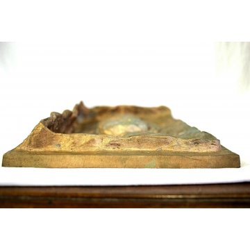 FORMELLA BASSORILIEVO Bruno Cassinari MULTIPLO BRONZO 32/100"Figura"ARTE MODERNA