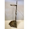 ANTICO PORTAOMBRELLI CIGNO BRONZO PATINA ROBUSTO DECORO BASSORILIEVO MIDCENTURY