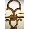 ANTICO PORTAOMBRELLI CIGNO BRONZO PATINA ROBUSTO DECORO BASSORILIEVO MIDCENTURY
