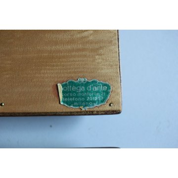 COPPIA DIPINTI MINIATURE OLIO VEDUTA Milano Antica Colonne S.Lorenzo Porta Nuova