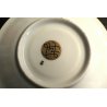 SERVIZIO CAFFE' PORCELLANA Sevres 6pers DECORO FIORI ORO ZECCHINO VINTAGE 50/60s