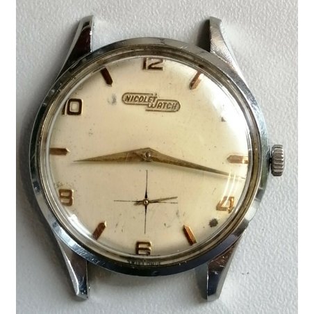 ANTICO OROLOGIO POLSO Nicolet Watch Tramelan ANNI 60 MECCANICO OLD VINTAGE WATCH