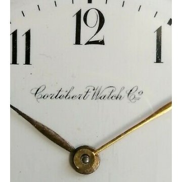 ANTICO OROLOGIO TASCA Cortébert EPOCA anni 60 OLD POCKET WATCH montre de poche
