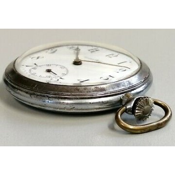 ANTICO OROLOGIO TASCA Cortébert EPOCA anni 60 OLD POCKET WATCH montre de poche