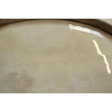 ANTICO PIATTO CERAMICA OVALE Serpentina Richard-Ginori LIBERTY ART NOUVEAU PLATE