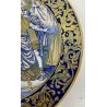 ANTICO PIATTO CERAMICA LUSTRO ITALIA GUALDO TADINO LUCA ROBBIA CLEOPATRA ANNI 30