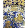 ANTICO PIATTO CERAMICA LUSTRO ITALIA GUALDO TADINO LUCA ROBBIA CLEOPATRA ANNI 30