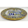 ANTICO PIATTO CERAMICA LUSTRO ITALIA GUALDO TADINO LUCA ROBBIA CLEOPATRA ANNI 30