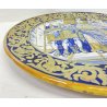 ANTICO PIATTO CERAMICA LUSTRO ITALIA GUALDO TADINO LUCA ROBBIA CLEOPATRA ANNI 30