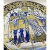 ANTICO PIATTO CERAMICA LUSTRO ITALIA GUALDO TADINO LUCA ROBBIA CLEOPATRA ANNI 30