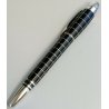 RARA MONTBLANC Starwalker PENNA SFERA Gomma e Metallo VINTAGE OLD PEN collezione