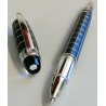 RARA MONTBLANC Starwalker PENNA SFERA Gomma e Metallo VINTAGE OLD PEN collezione