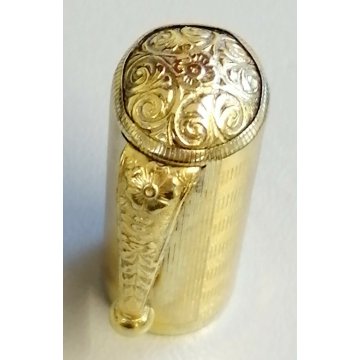 ANTICA PENNA RETRATTILE Stilografica Pubblicità CARAMELLE ROMA Safety ORO 18k.r.