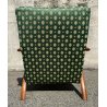 ANTICA POLTRONA VINTAGE STILE GUGLIELMO ULRICH ARMCHAIR LEGNO CURVATO 1960 OLD