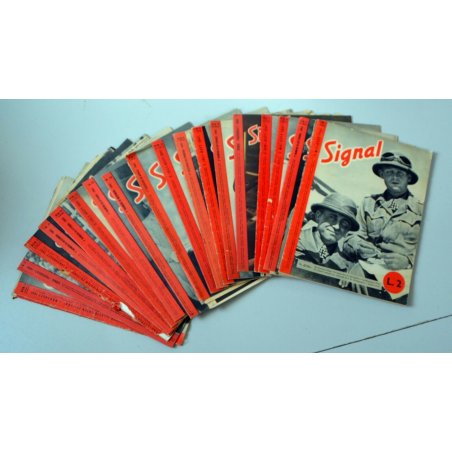 lotto 18 riviste signal GUERRA ITALIA GERMANIA ANNI VARI1941 43 44 MILITARE OLD