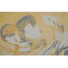 QUADRO DIPINTO Remo Brindisi STAMPA LITOGRAFIA ARTE GRAFICA DESIGN BIMBI PECORA