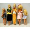 LOTTO 3 BARBIE 2 SKIPPER Mattel Inc. ANNI 60 OUTFIT VESTITI VINTAGE TOYS FIGURE 