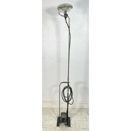 LAMPADA DA TERRA FLOS TOIO NERO ACHILLE CASTIGLIONI PIANTANA DESIGN ANNI 70 LAMP