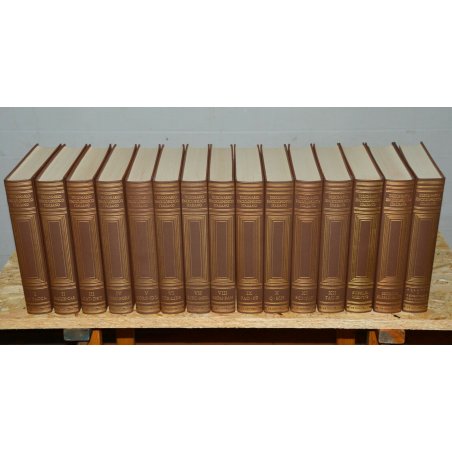 ANTICO DIZIONARIO ENCICLOPEDICO Treccani 15 LIBRI epoca 1970 Atlante Geografico