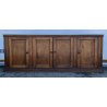 ANTICA GRANDE CREDENZA LEGNO NOCE MADIA EPOCA 1800 4 ANTE 1 CASSETTO SIDEBOARD