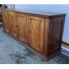 ANTICA GRANDE CREDENZA LEGNO NOCE MADIA EPOCA 1800 4 ANTE 1 CASSETTO SIDEBOARD