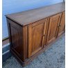 ANTICA GRANDE CREDENZA LEGNO NOCE MADIA EPOCA 1800 4 ANTE 1 CASSETTO SIDEBOARD