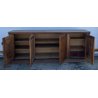 ANTICA GRANDE CREDENZA LEGNO NOCE MADIA EPOCA 1800 4 ANTE 1 CASSETTO SIDEBOARD