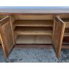 ANTICA GRANDE CREDENZA LEGNO NOCE MADIA EPOCA 1800 4 ANTE 1 CASSETTO SIDEBOARD