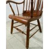 SEDIA POLTRONA STILE PAOLO BUFFA LEGNO NOCE MID CENTURY WINDSOR CHAIR LASTRONATA