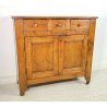 ANTICA CREDENZA ARTE POVERA LEGNO ABETE ORIGINALE MADIA EPOCA 1800 3 CASSETTI 