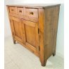 ANTICA CREDENZA ARTE POVERA LEGNO ABETE ORIGINALE MADIA EPOCA 1800 3 CASSETTI 