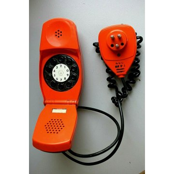 RARO TELEFONO GRILLO ARANCIONE SIEMENS SIP DESIGN Marco Zanus Richard Sapper '70