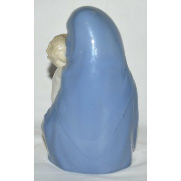 SCULTURA CERAMICA Madonna con Bambino METZLER ORTLOFF PORCELAIN FIGURINE GERMANY