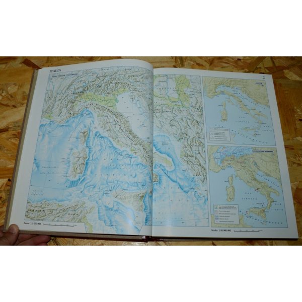 ATLANTI TRECCANI: Grande Atlante + Atlante Geografico + Atlante Storico -  Contemporanea. 5 tomi, Cartografia SCIENZE GEOGRAFICHE