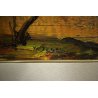 COPPIA QUADRO DIPINTO ASTRATTO ALBA TRAMONTO George Sécan Gruppo Cobra