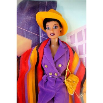 BARBIE Doll Fashion Savvy Collection Uptown Chic Afroamericana 1998 MATTEL 19632
