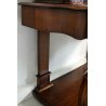 CONSOLLE BIEDERMEIER SECRETAIRE PETINEUSE SPECCHIO BASCULANTE LEGNO NOCE MOGANO 