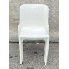 SEDIA SELENE VINTAGE ARTEMIDE DESIGN VICO MAGISTRETTI ANNI 60 BIANCA PLASTICA 