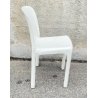SEDIA SELENE VINTAGE ARTEMIDE DESIGN VICO MAGISTRETTI ANNI 60 BIANCA PLASTICA 