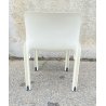 SEDIA SELENE VINTAGE ARTEMIDE DESIGN VICO MAGISTRETTI ANNI 60 BIANCA PLASTICA 