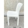 SEDIA SELENE VINTAGE ARTEMIDE DESIGN VICO MAGISTRETTI ANNI 60 BIANCA PLASTICA 